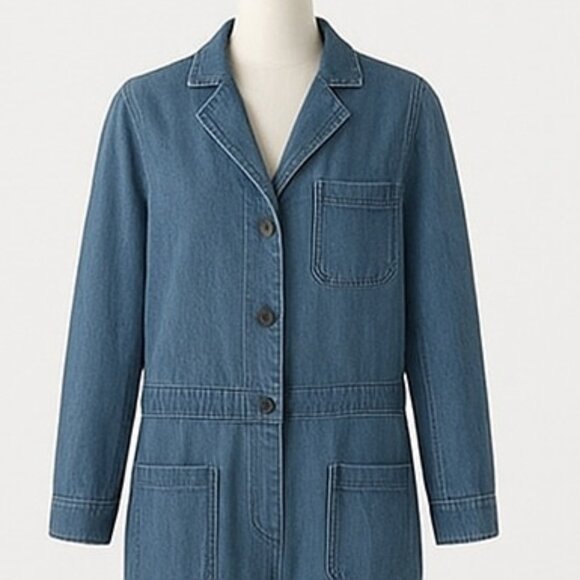 &Denim Jumpsuit. Size 10 - Picture 7 of 8